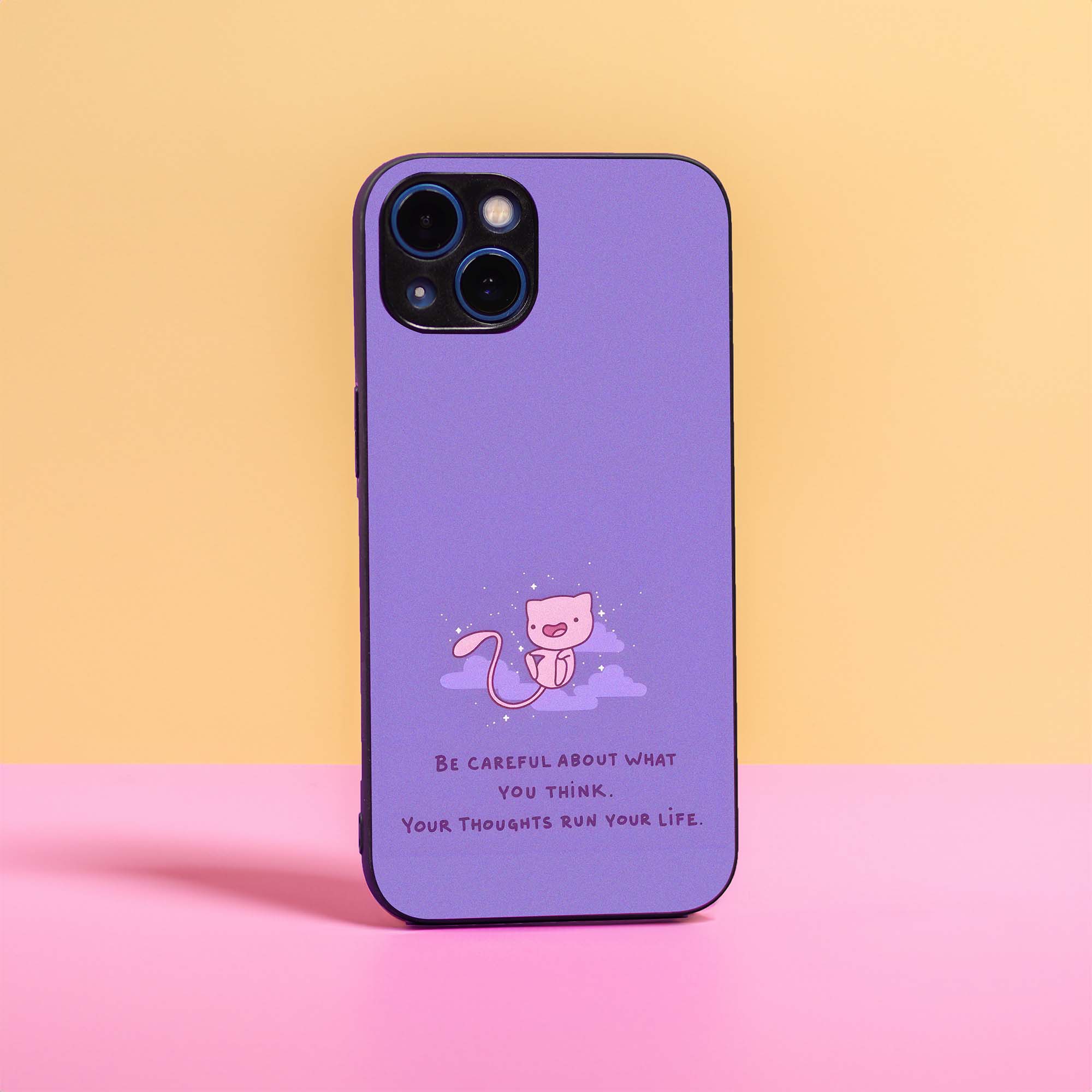 Thoughts run your life Sleek Hybrid Case