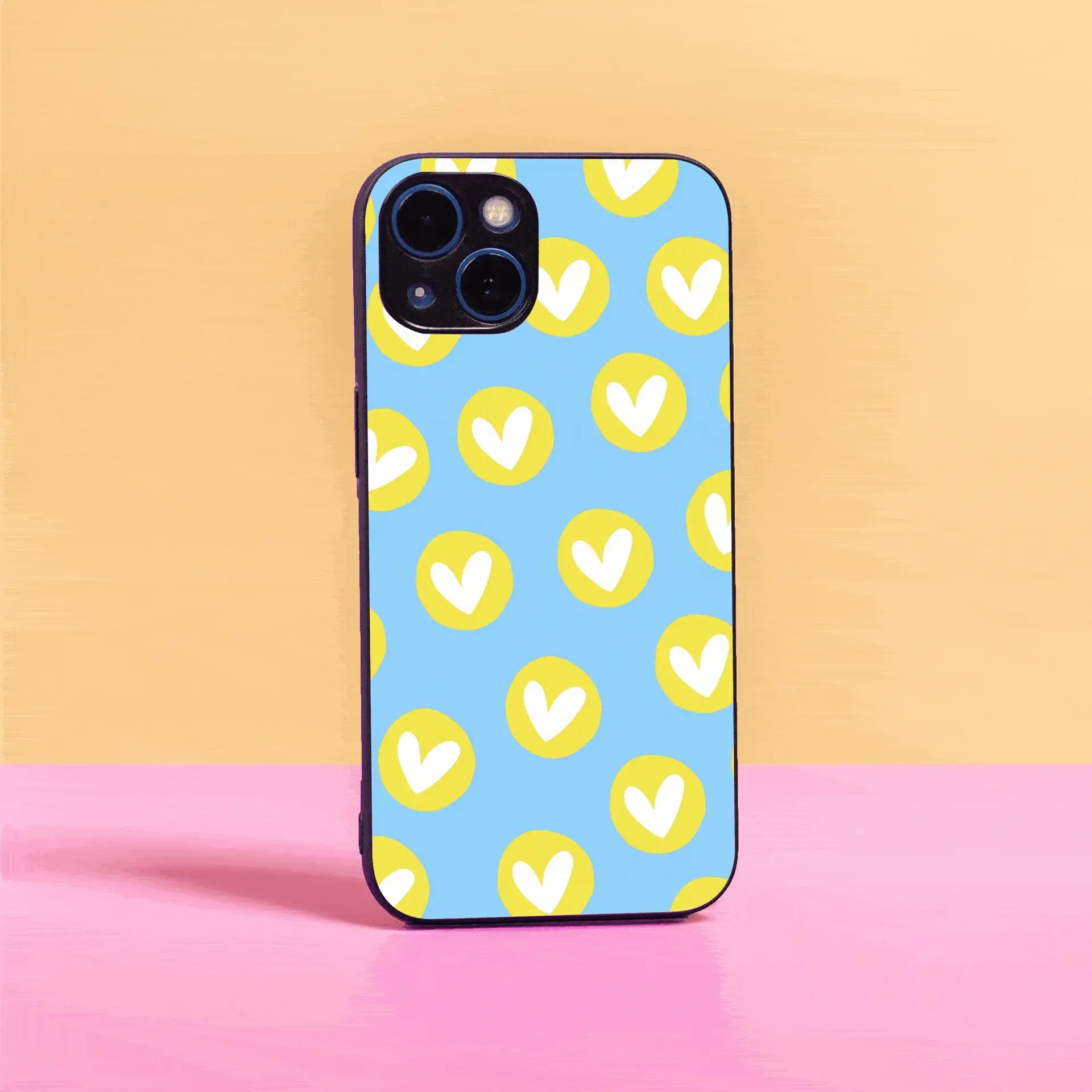 Timeless Hearts Glass Case
