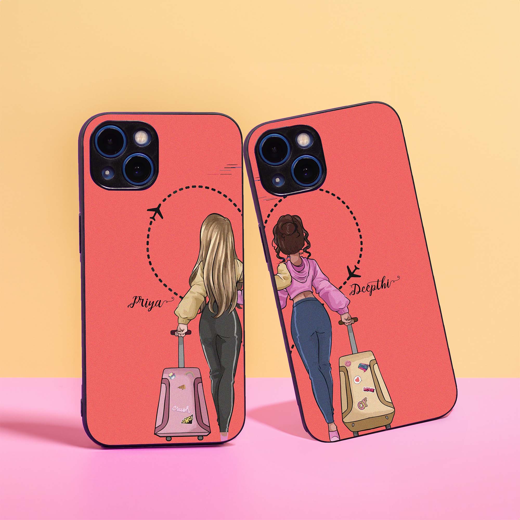 Travel Buddies BFF Case