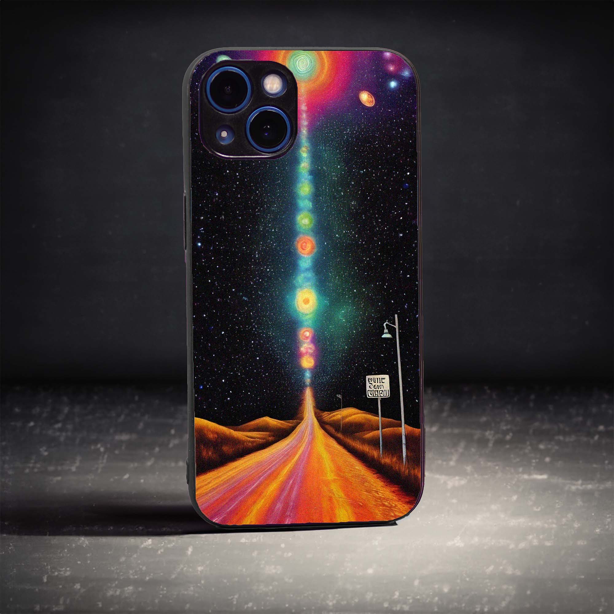 Trippy Route To Space Sleek Hybrid Case