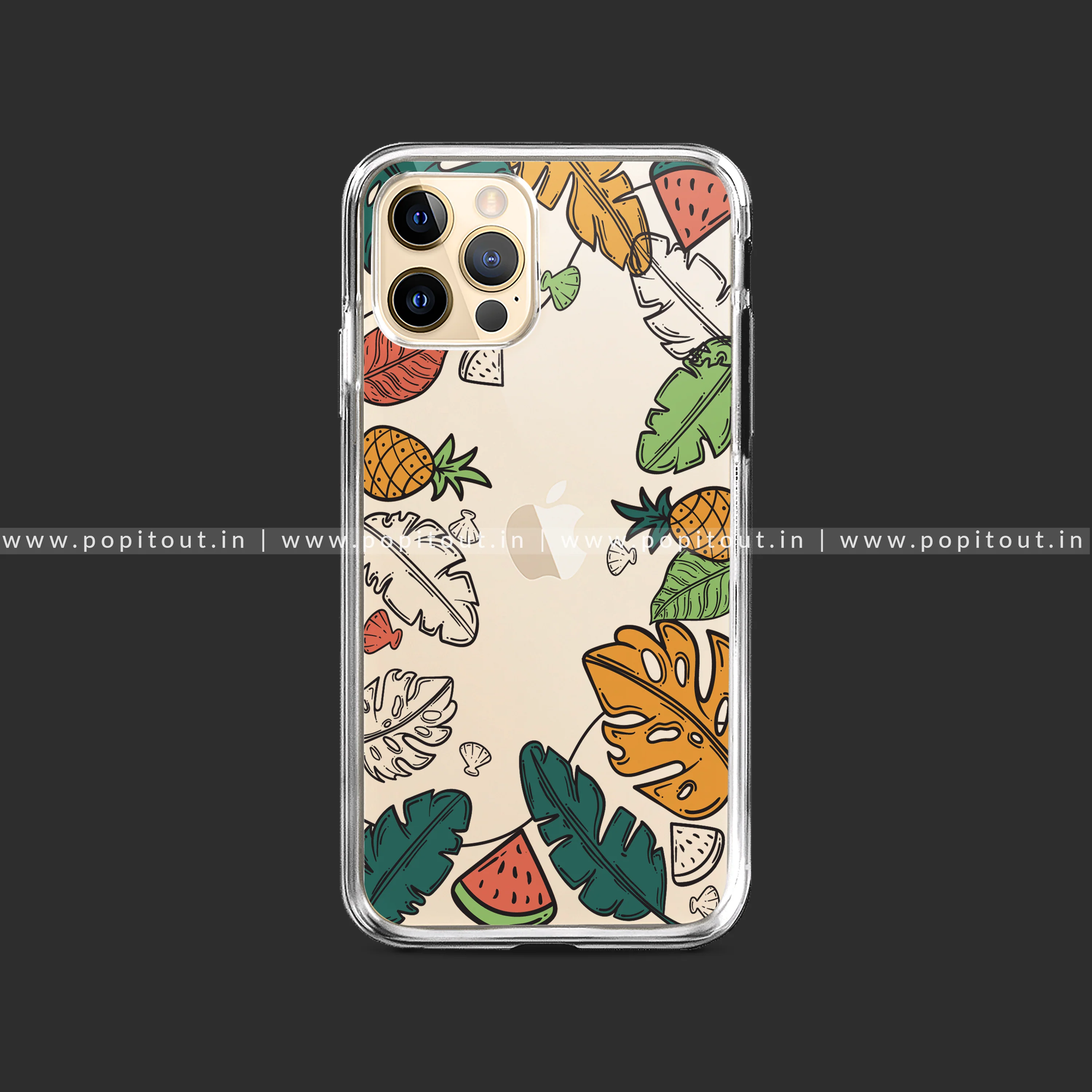 Tropical Leaf Silicon Clear Case
