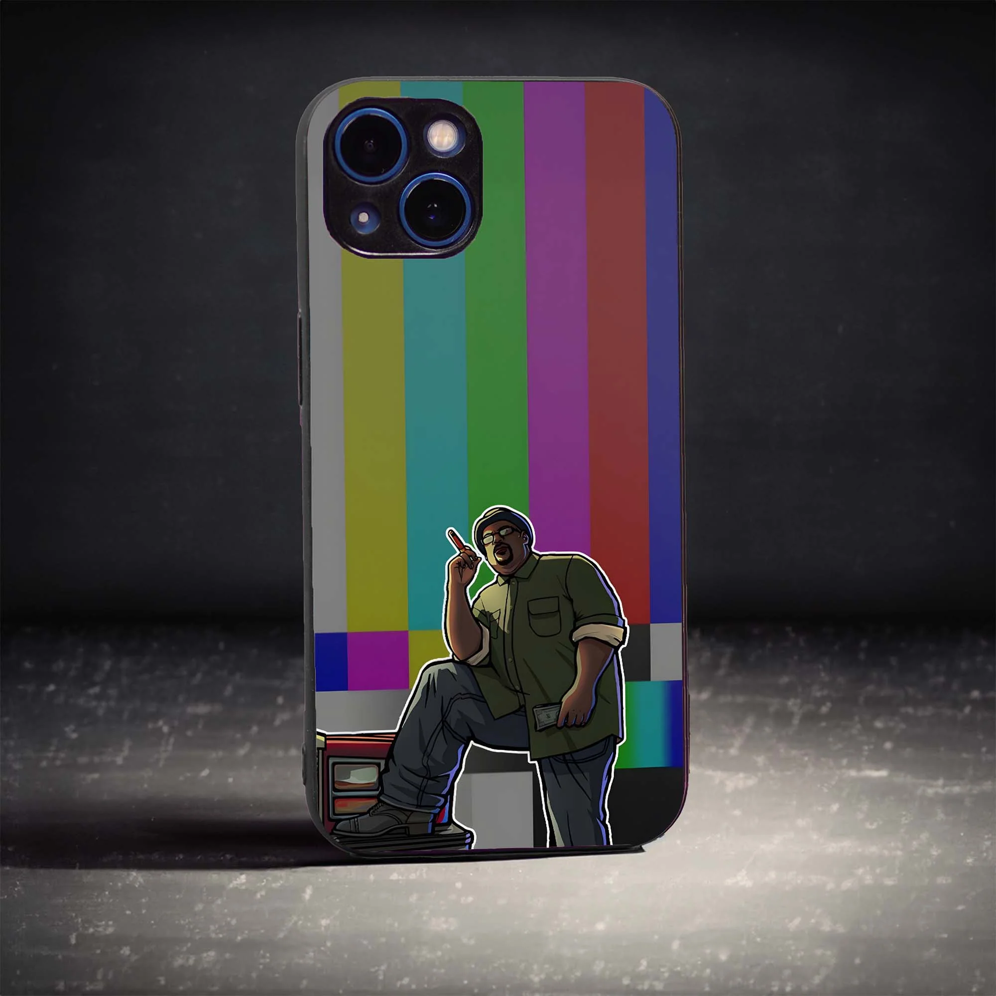 TV Vibes Glass Case