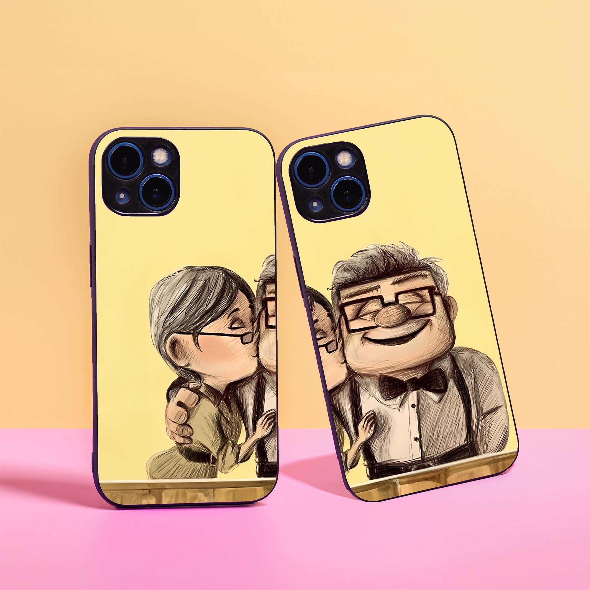 UP Couple Glass Case