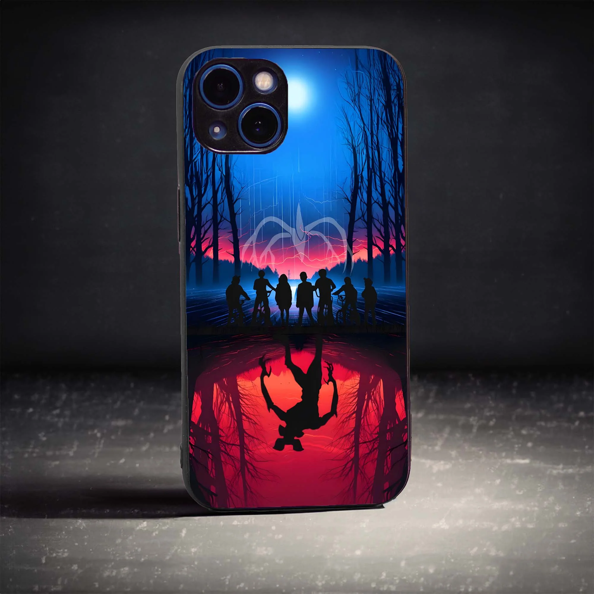 Upside Down World Glass Case