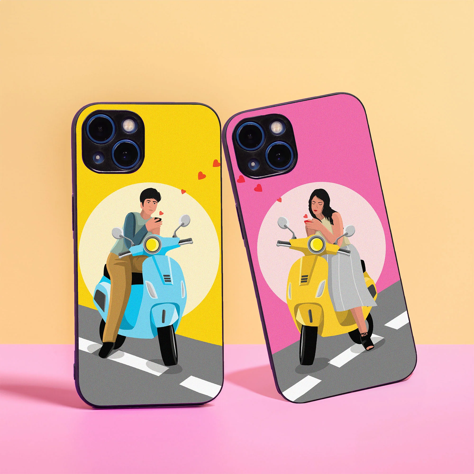Vespa Love Couple Case