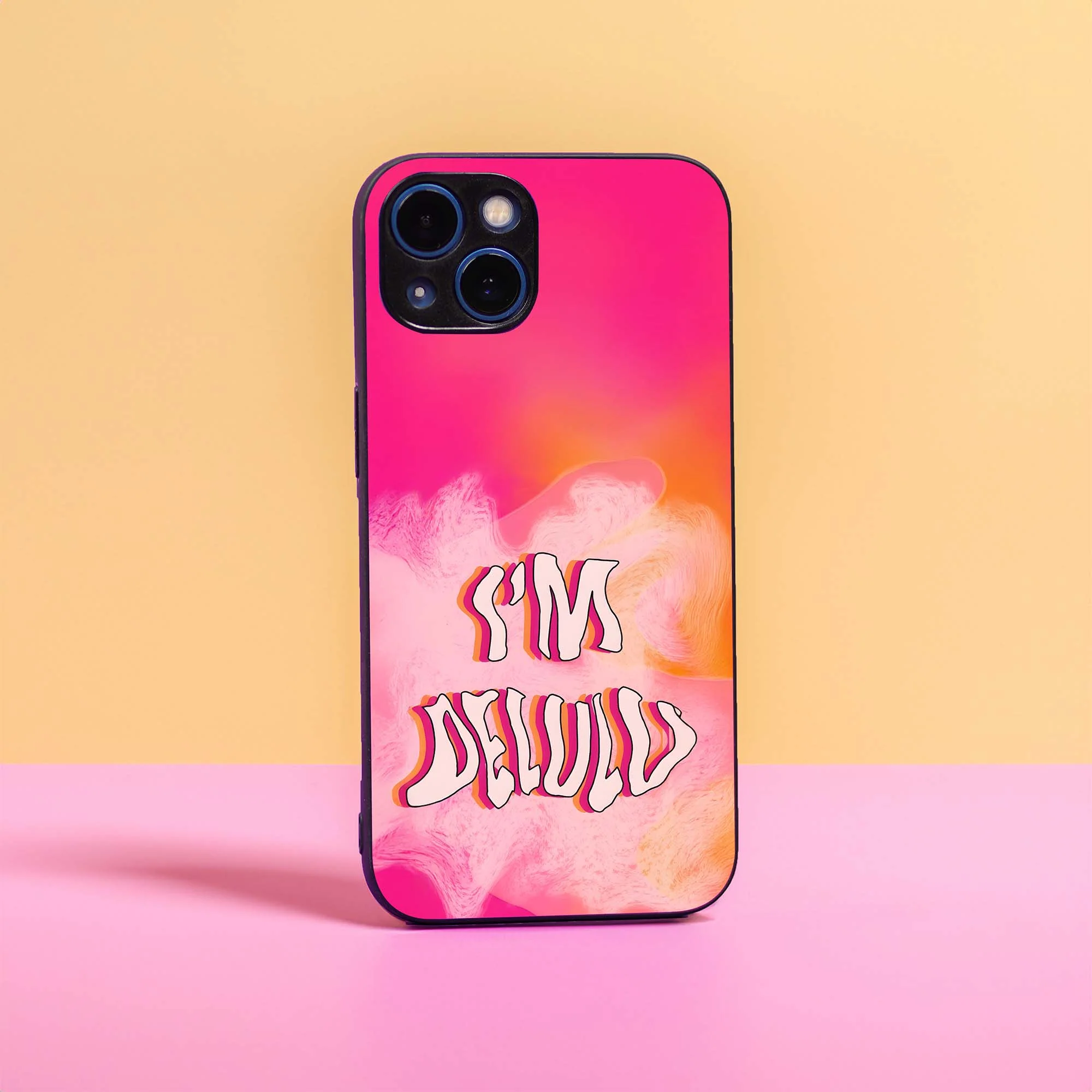 Vibrant Delulu Glass Case