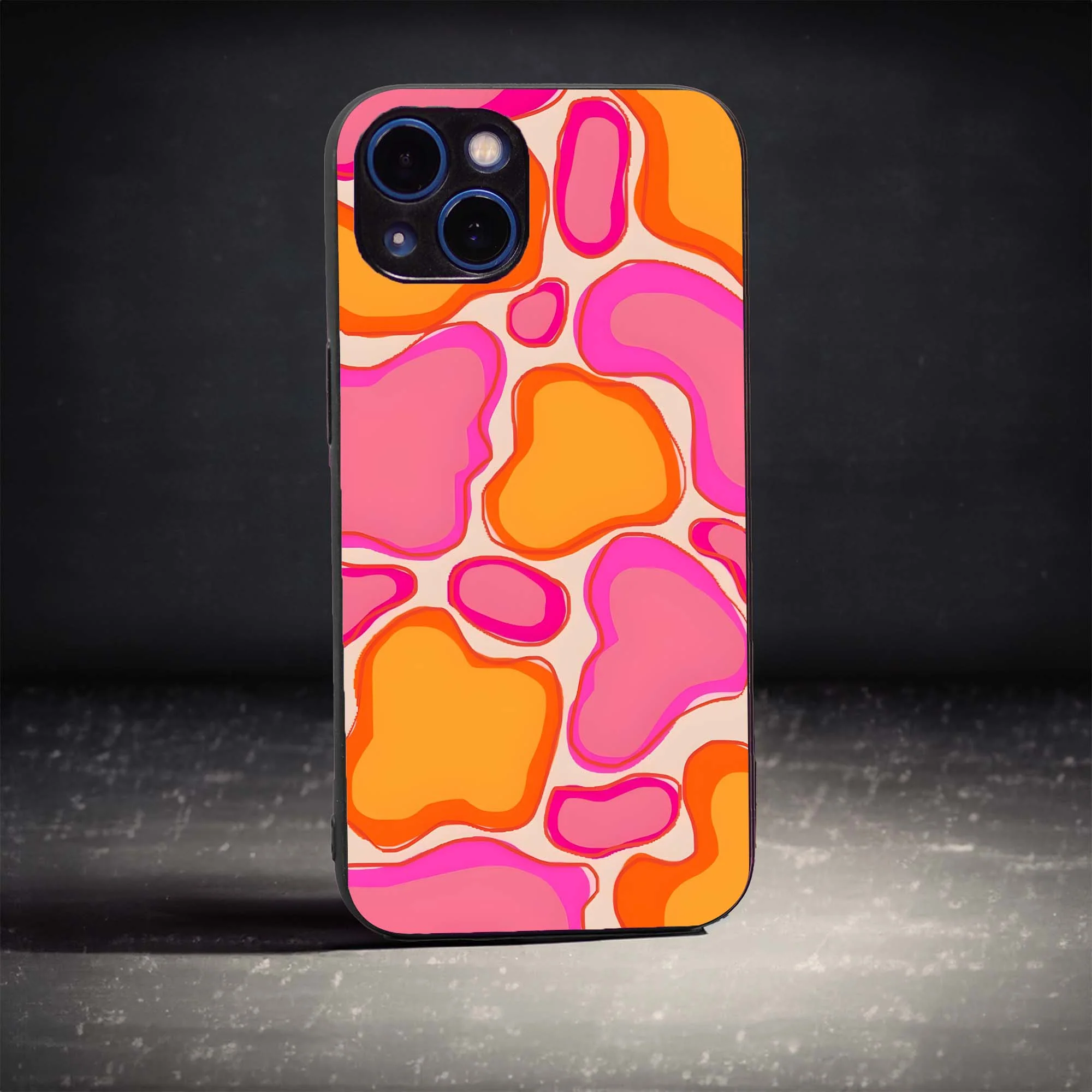 Vibrant Patch Glass Case