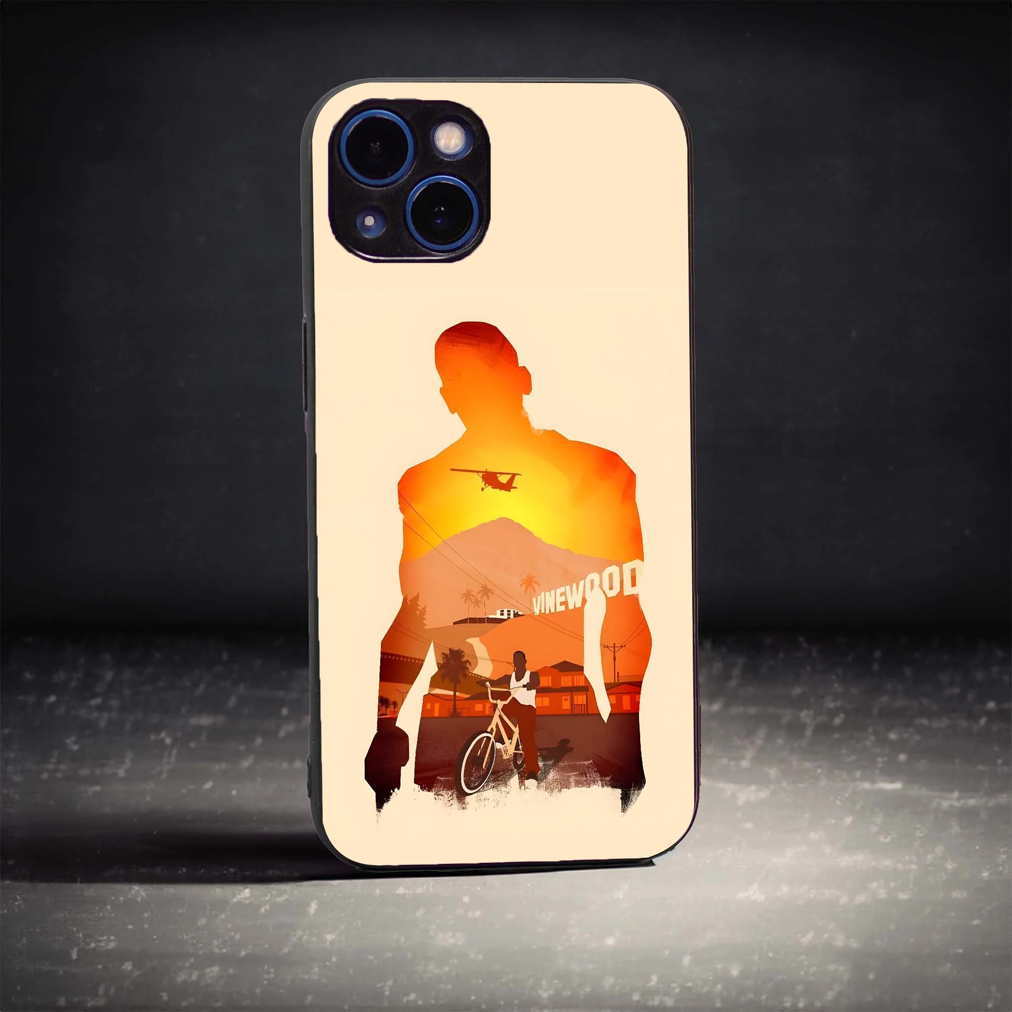 vinewood Glass Case