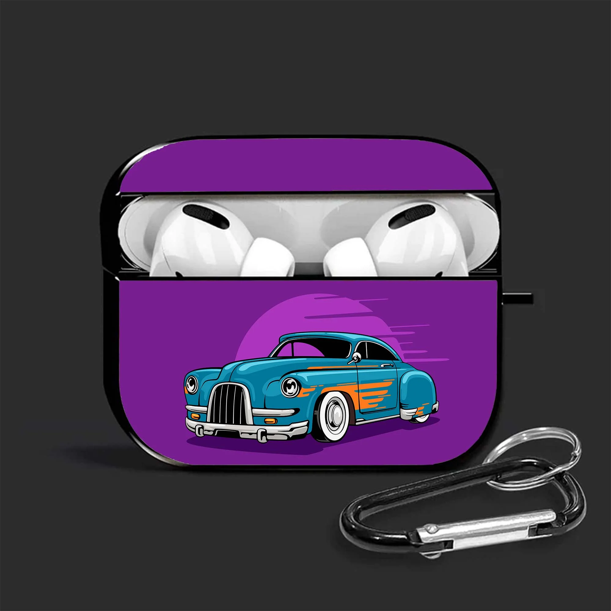 Vintage Vibrant Airpods Glass Case