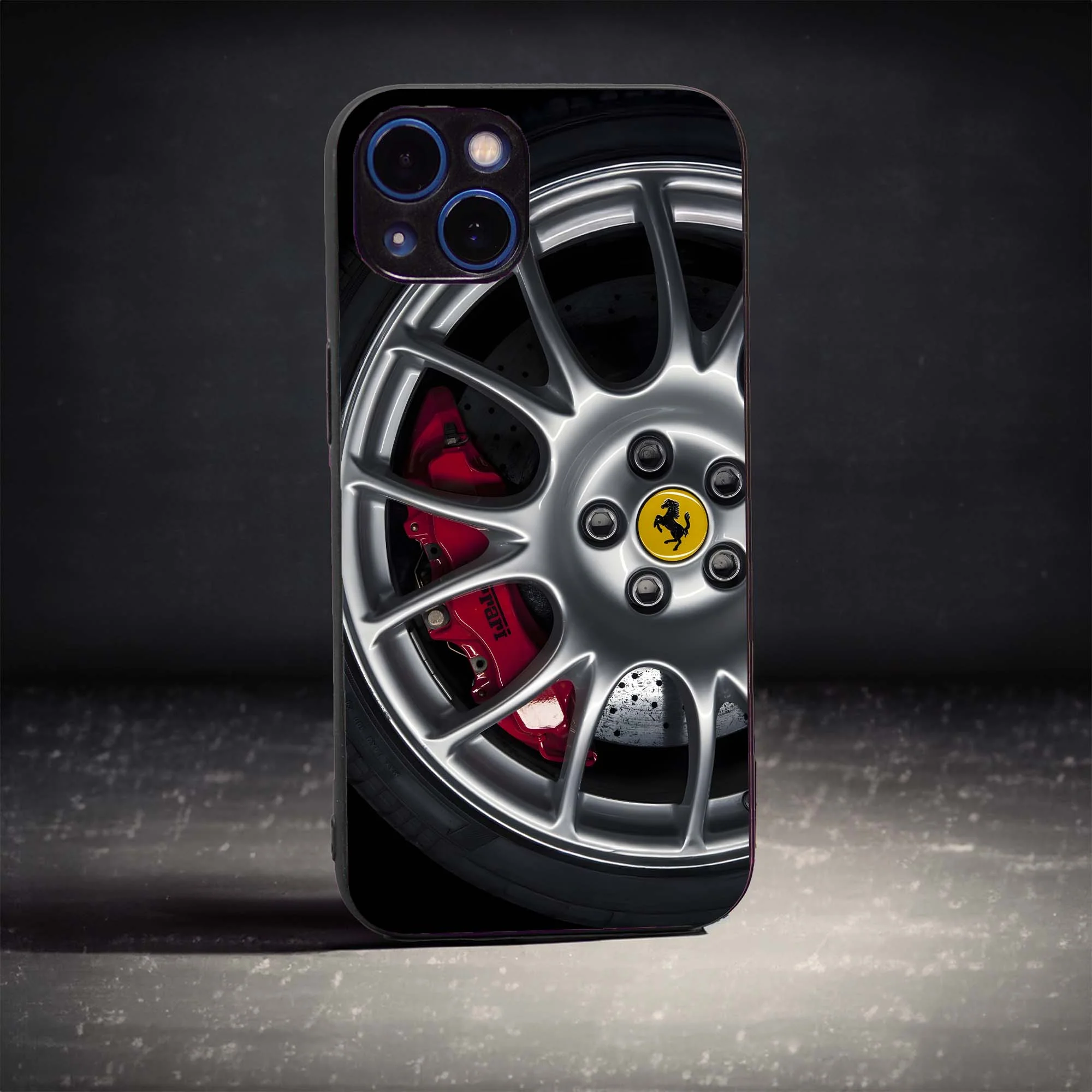Vintage Wheels Glass Case