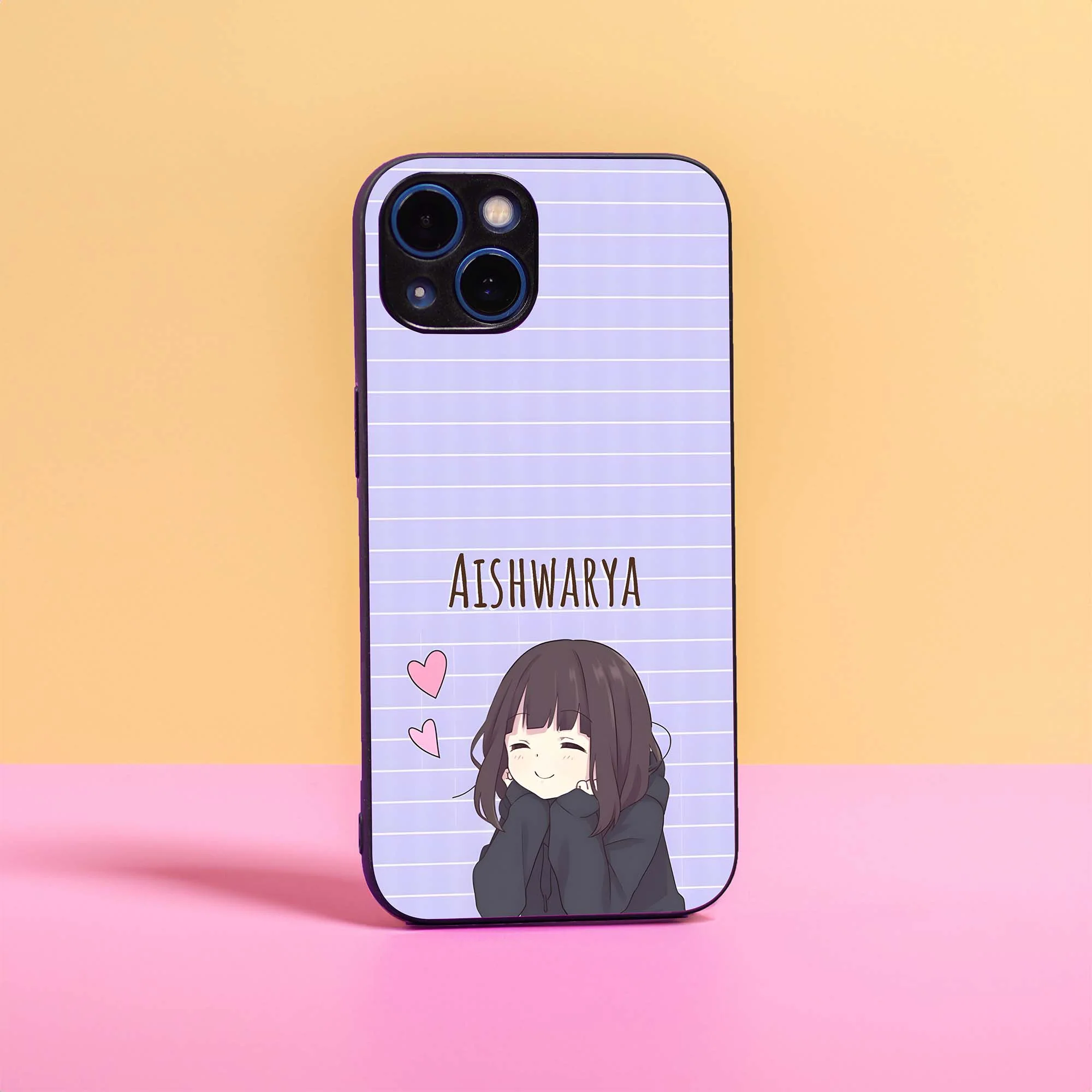 With My Eyes Closed Name Glass Case