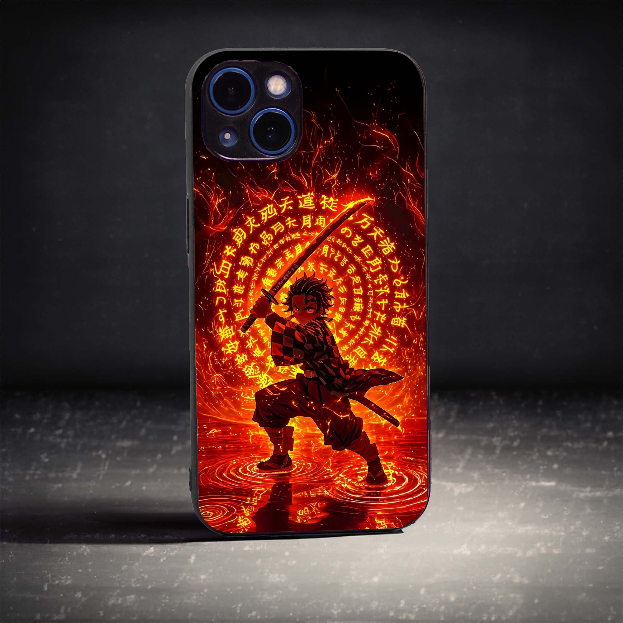 Wrath of Tanjiro Glass Case