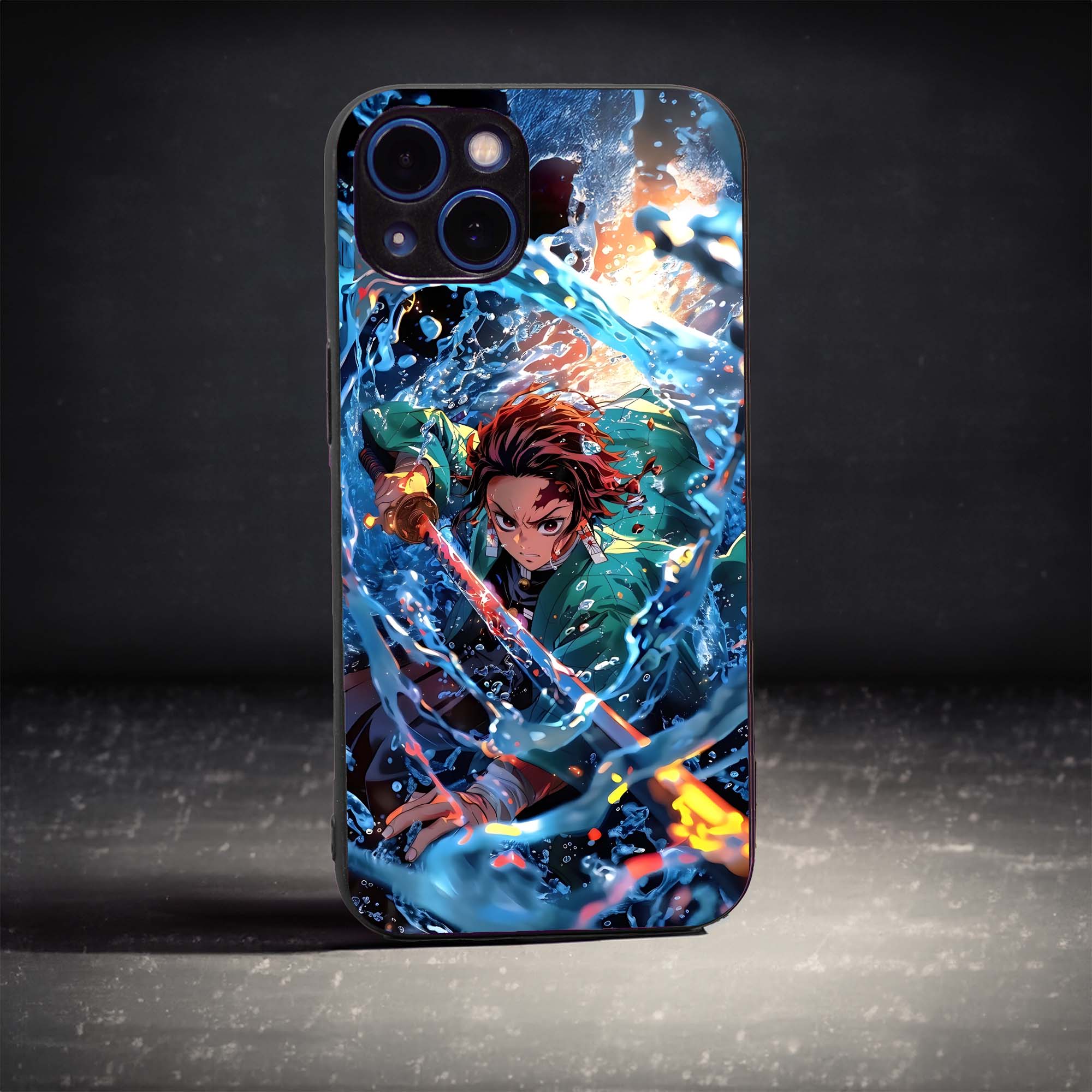 Wrath of Tanjiro Kamado Glass Case