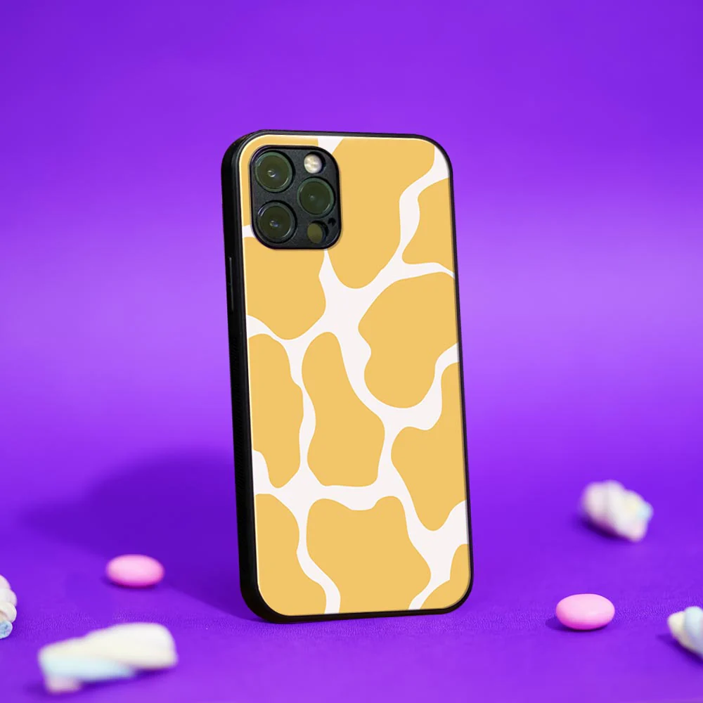 Y2K Cow Print Glass case - Image 8