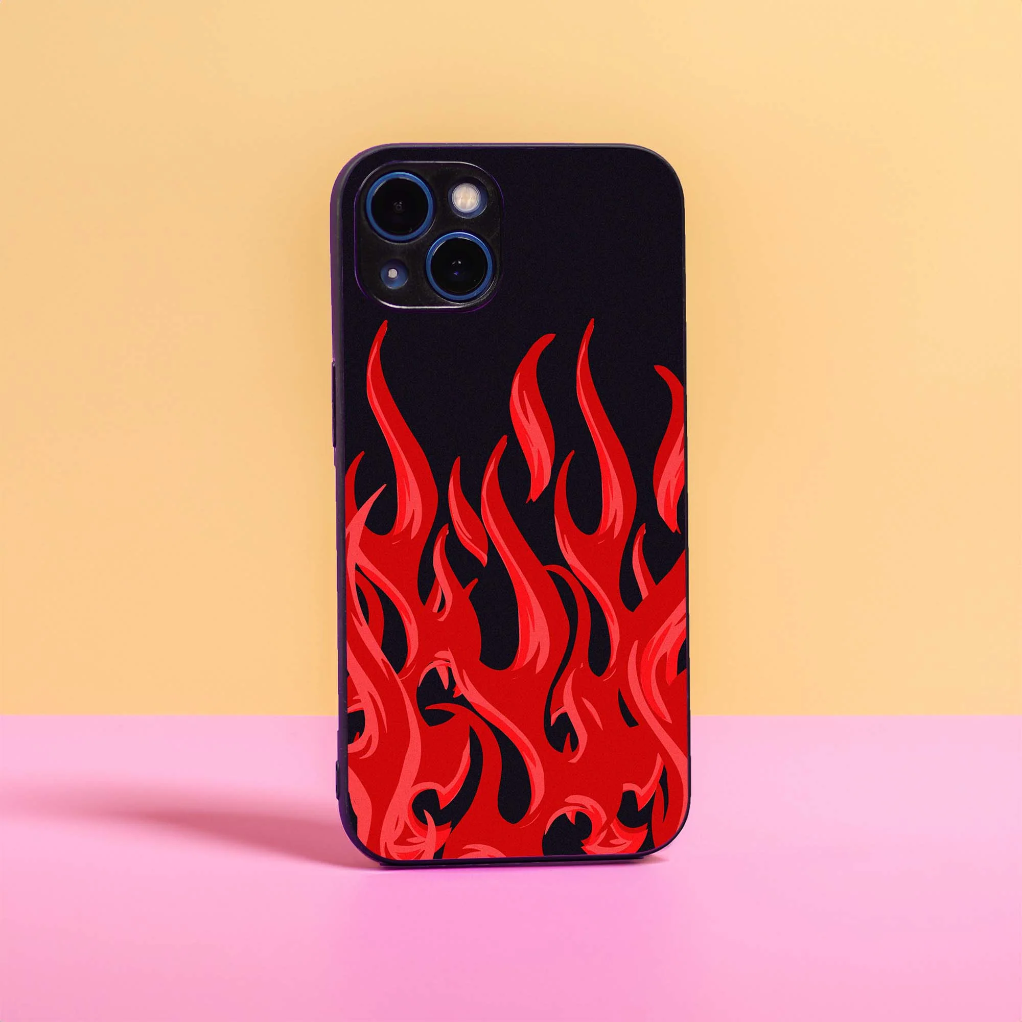 Y2K Flame Print Sleek Hybrid Case - Image 4