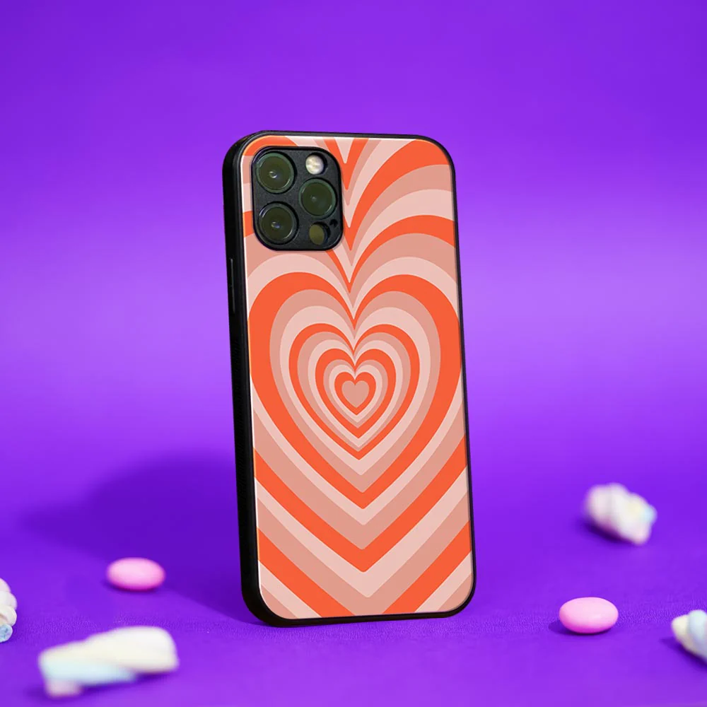 Y2K Hearts Glass case - Image 2