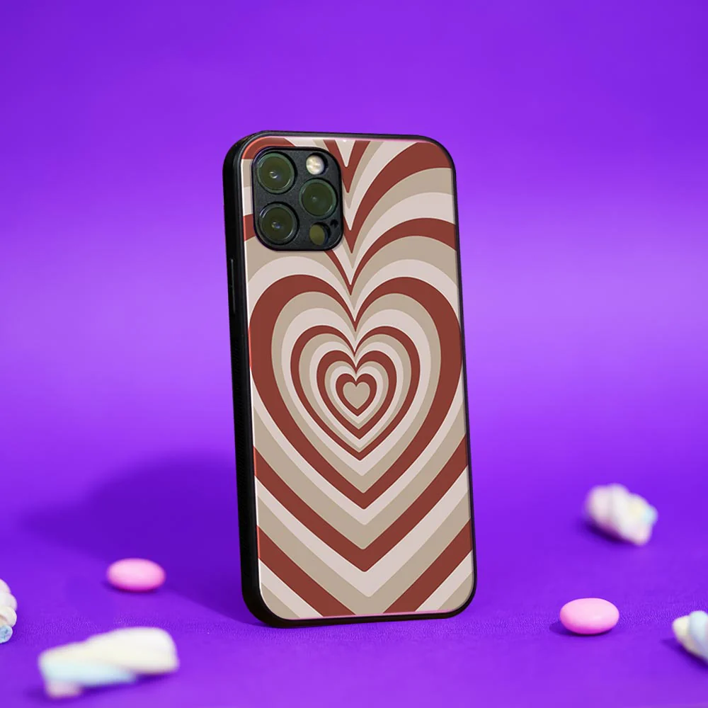 Y2K Hearts Glass case - Image 4