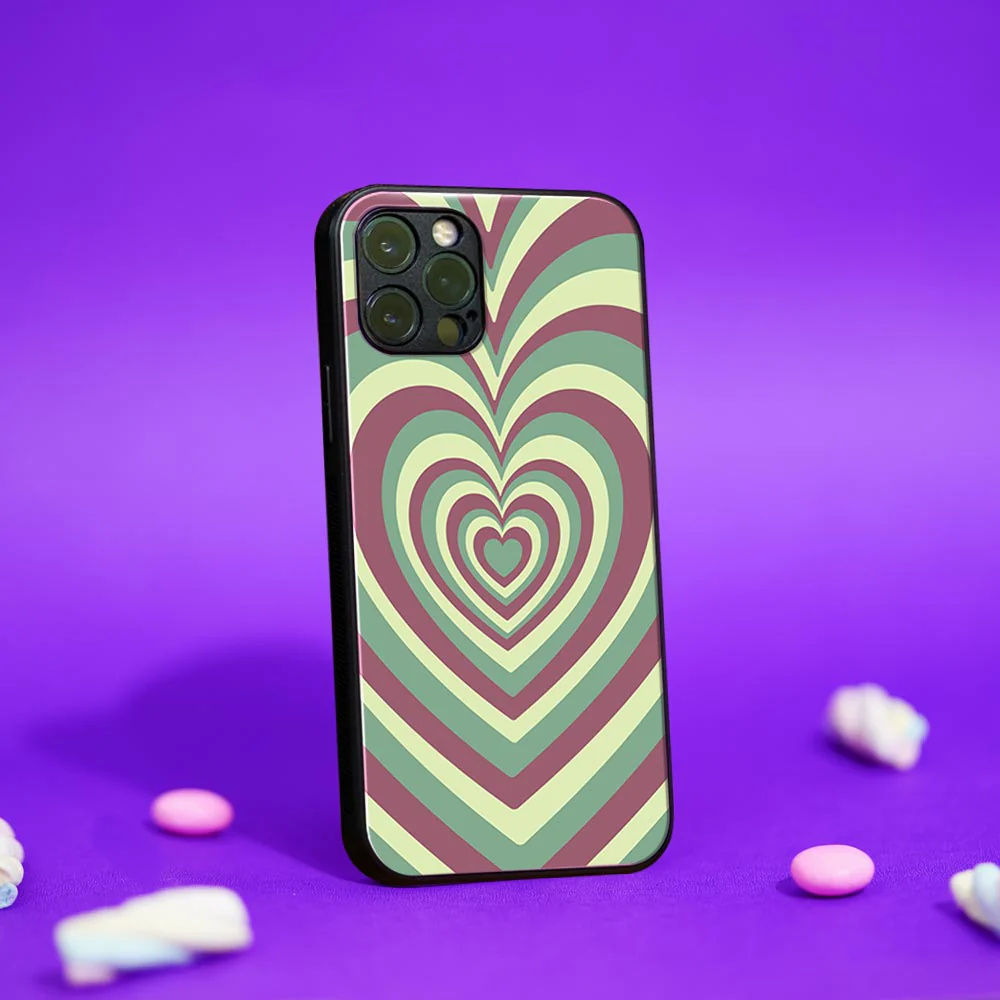 Y2K Hearts Glass case - Image 7