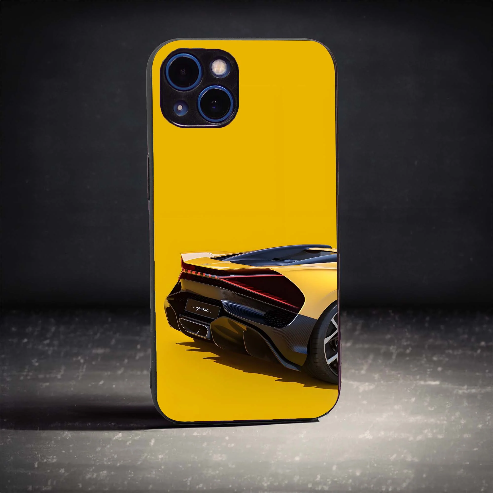 You'll only see my back Glass Case